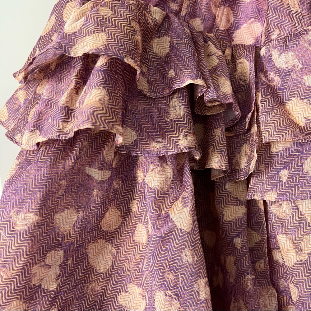 Celina Dress in Lavender Handprint Dot - Picture 10 of 11